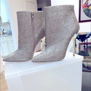 Booties   Brand New glamour  high  heels SZ 6.5  4.5 heel height
